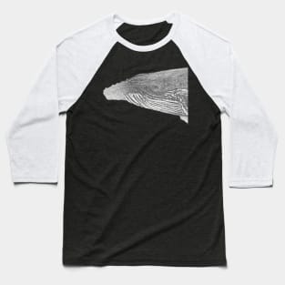 Humpback whale portrait for whale lovers Baseball T-Shirt